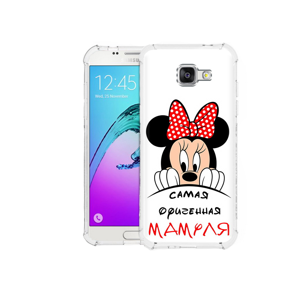 

Чехол MyPads Tocco для Samsung Galaxy A5 (2016) Самая лучшая мамуля Мини Маус, Прозрачный, Tocco