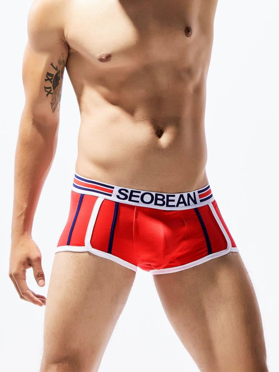 

Трусы мужские seobean 70212 красные XXL, Красный, 70212