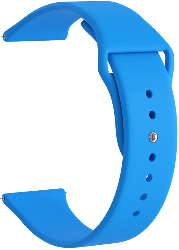 

Ремешок GSMIN Sport Band Lite 22 для Samsung Gear S3/Classic/Galaxy Watch 46 mm Голубой, Белый