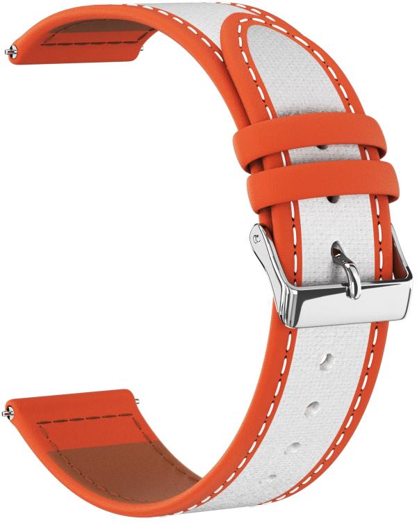 

Ремешок GSMIN Fuzzy 22 для Samsung Gear S3 Frontier/Classic/Galaxy Watch 46 mm Оранжевый, Синий