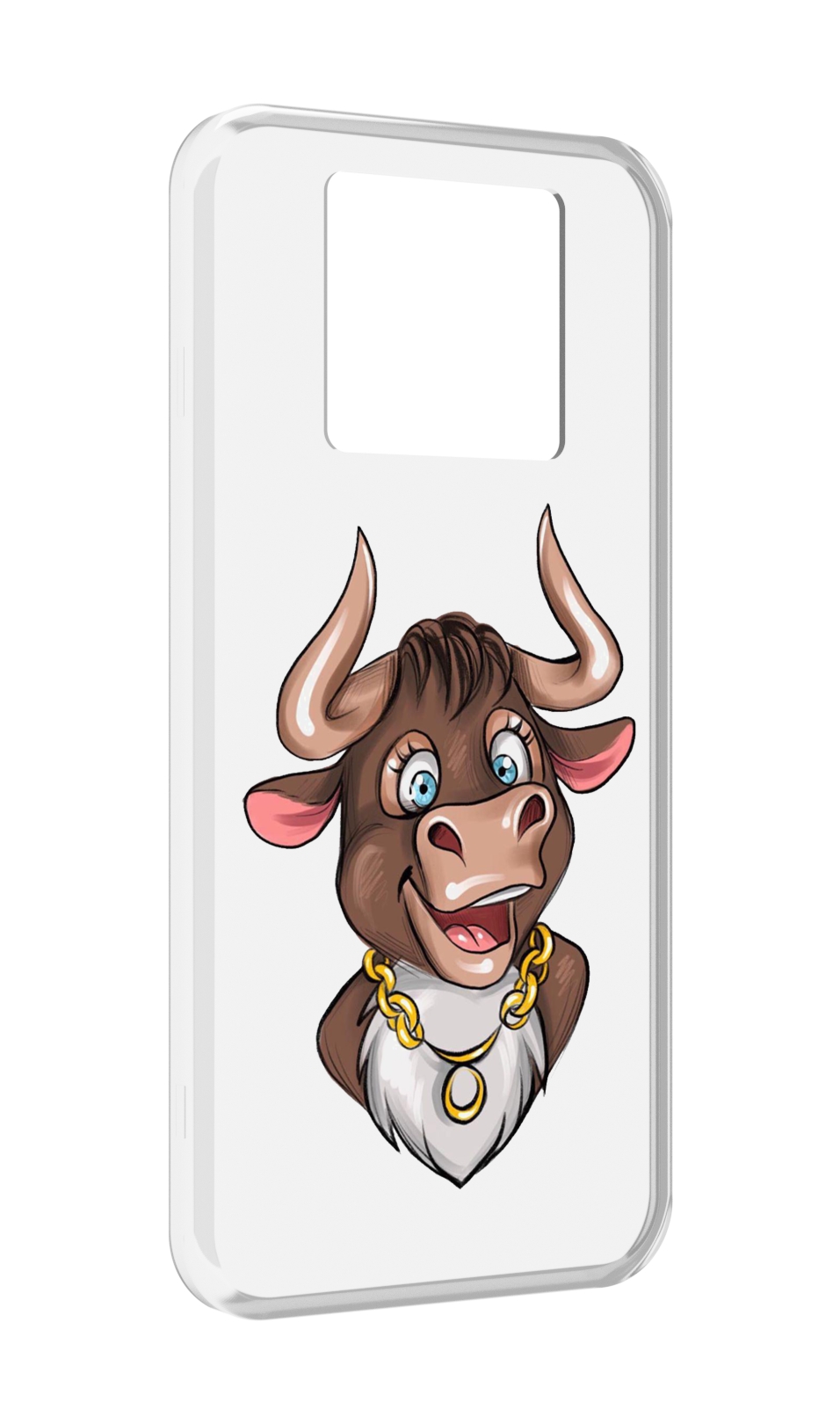 

Чехол MyPads Бычок для Black Shark 3 5G / Black Shark 3S, Прозрачный, Tocco