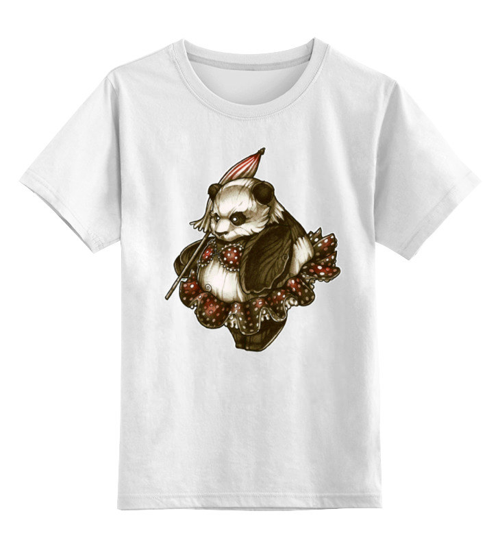 

Футболка детская Printio Panda girl цв. белый р. 152, Panda girl
