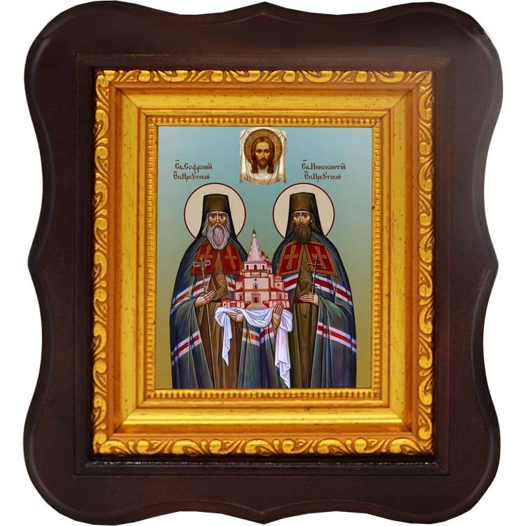 

Софроний и Иннокентий Иркутские. Икона на холсте.