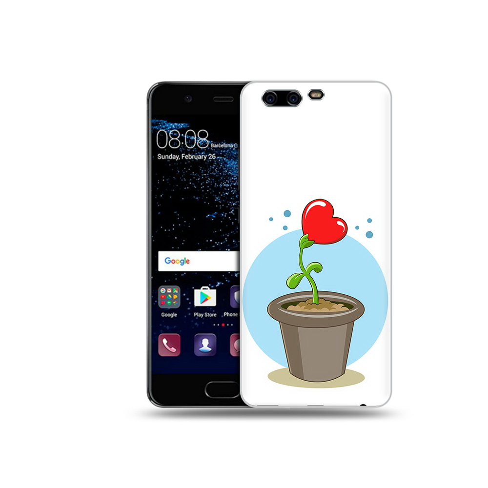 

Чехол MyPads Tocco для Huawei P10 Растение любви 14 февраля (PT60870.50.145), Прозрачный, Tocco