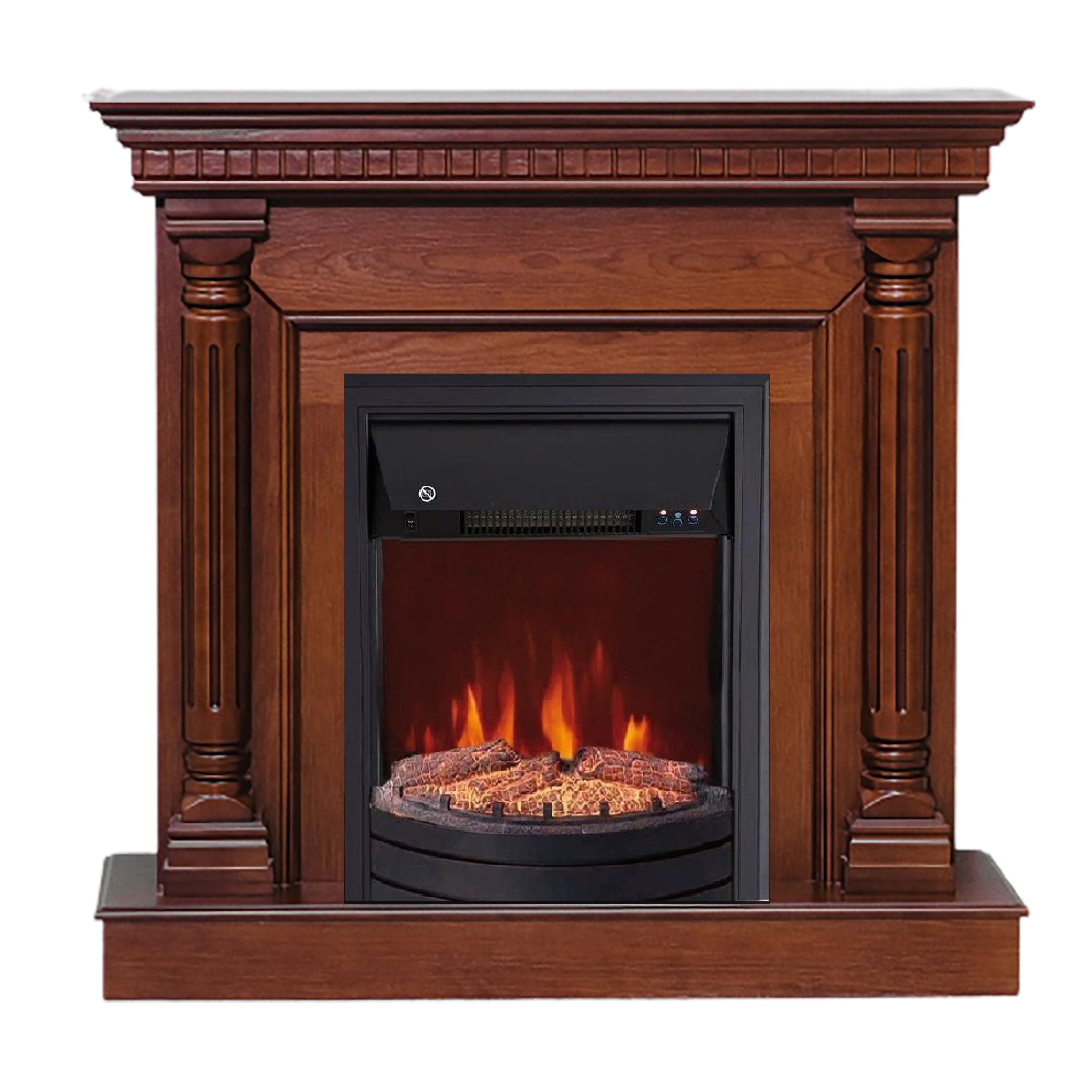 Каминокомплект Elekam Sicilia с очагом Spark F2020G1, каштан
