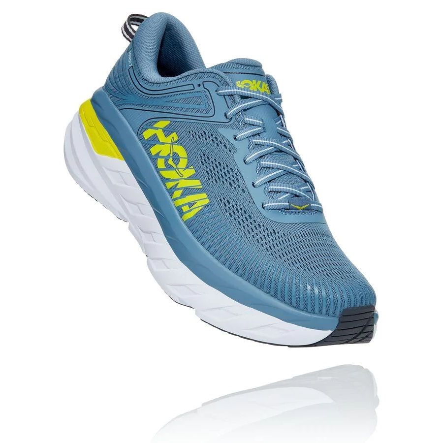 фото Кроссовки мужские hoka one one bondi 1110518 голубые 9 us