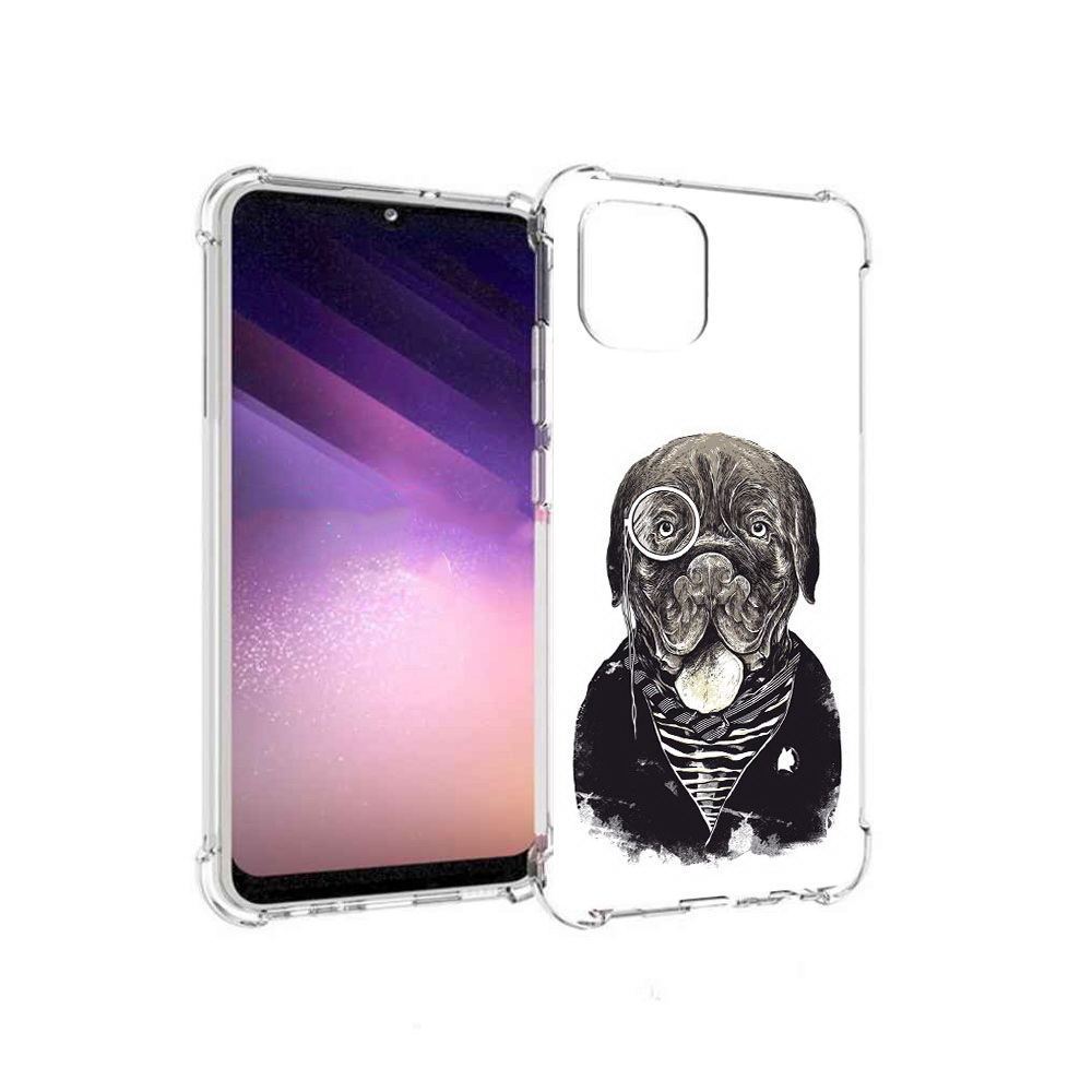 

Чехол MyPads Tocco для Samsung Galaxy A03 солидный песик (PT226903.537.615), Прозрачный, Tocco