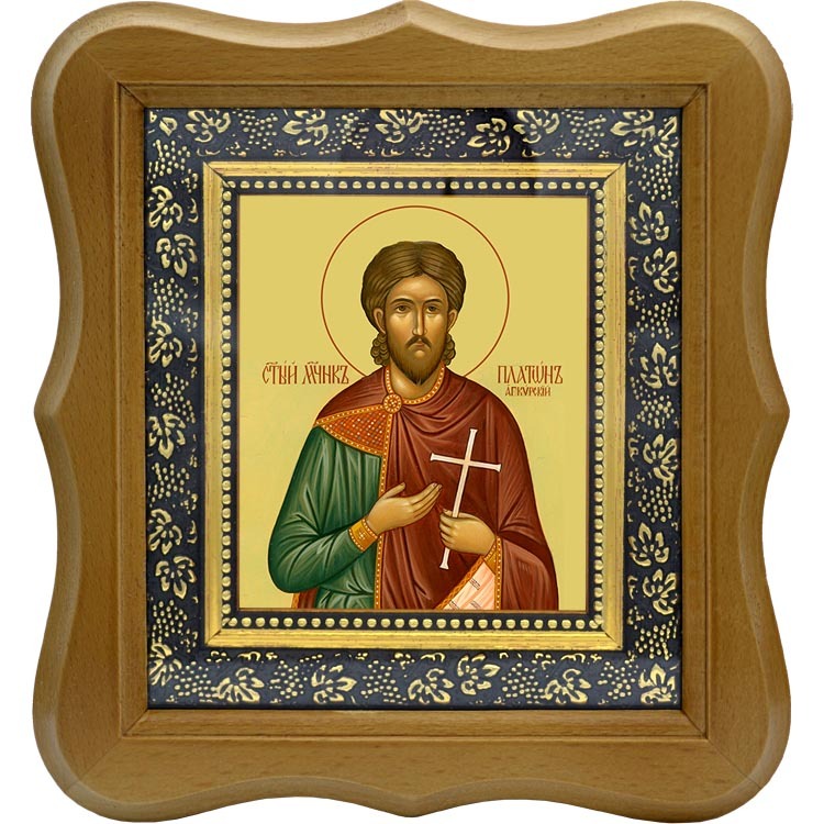 

Платон Анкирский святой мученик. Икона на холсте.