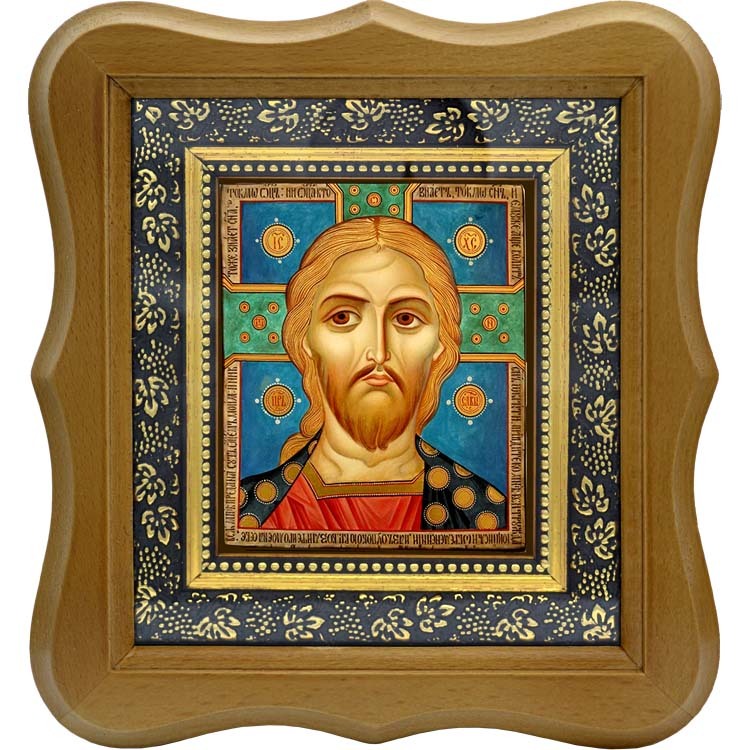 

Спас Златые Власы. Икона Иисуса Христа на холсте.
