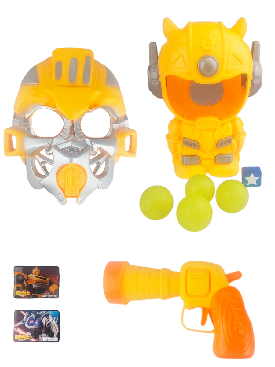 Тир со стрельбой StarFriend Трансформеры Бамблби Transformers маска бластер игрушечный