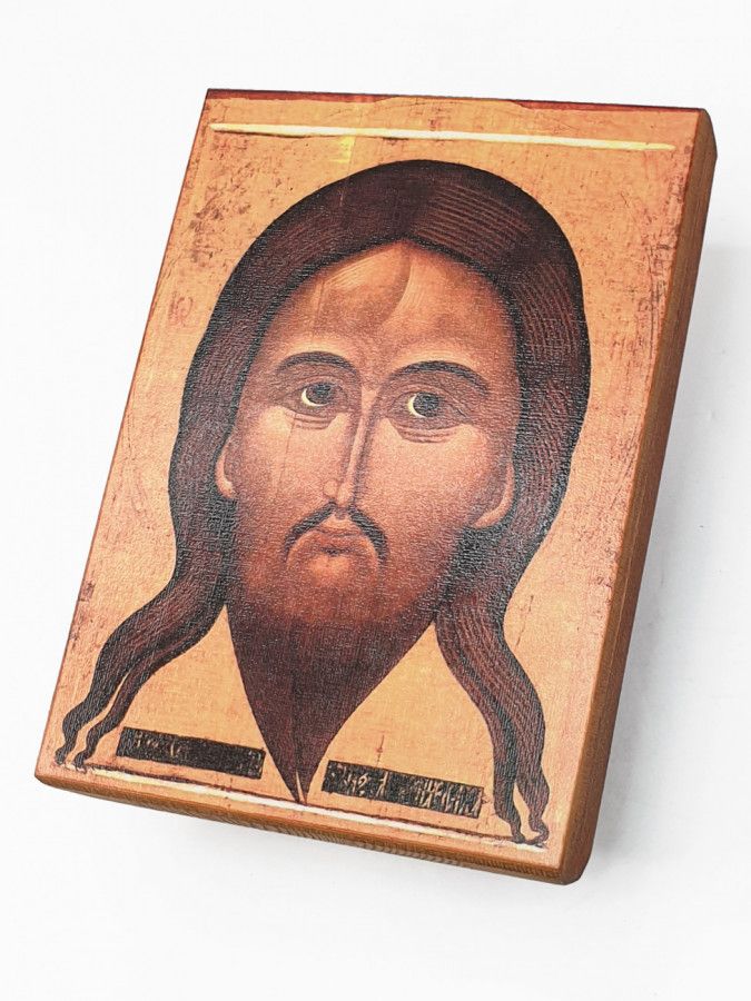 

Икона Спас Нерукотворный, под старину, 20х25 см