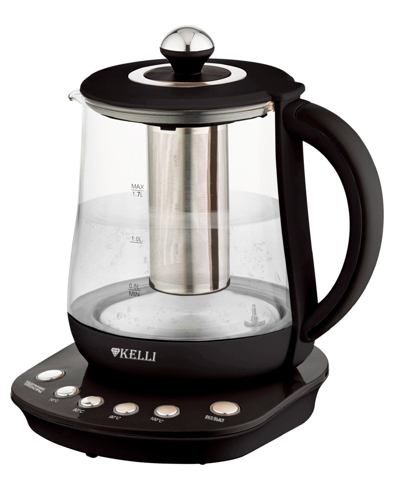 

Чайник электрический KELLI KL-1377 1.7 л черный, KL-1377