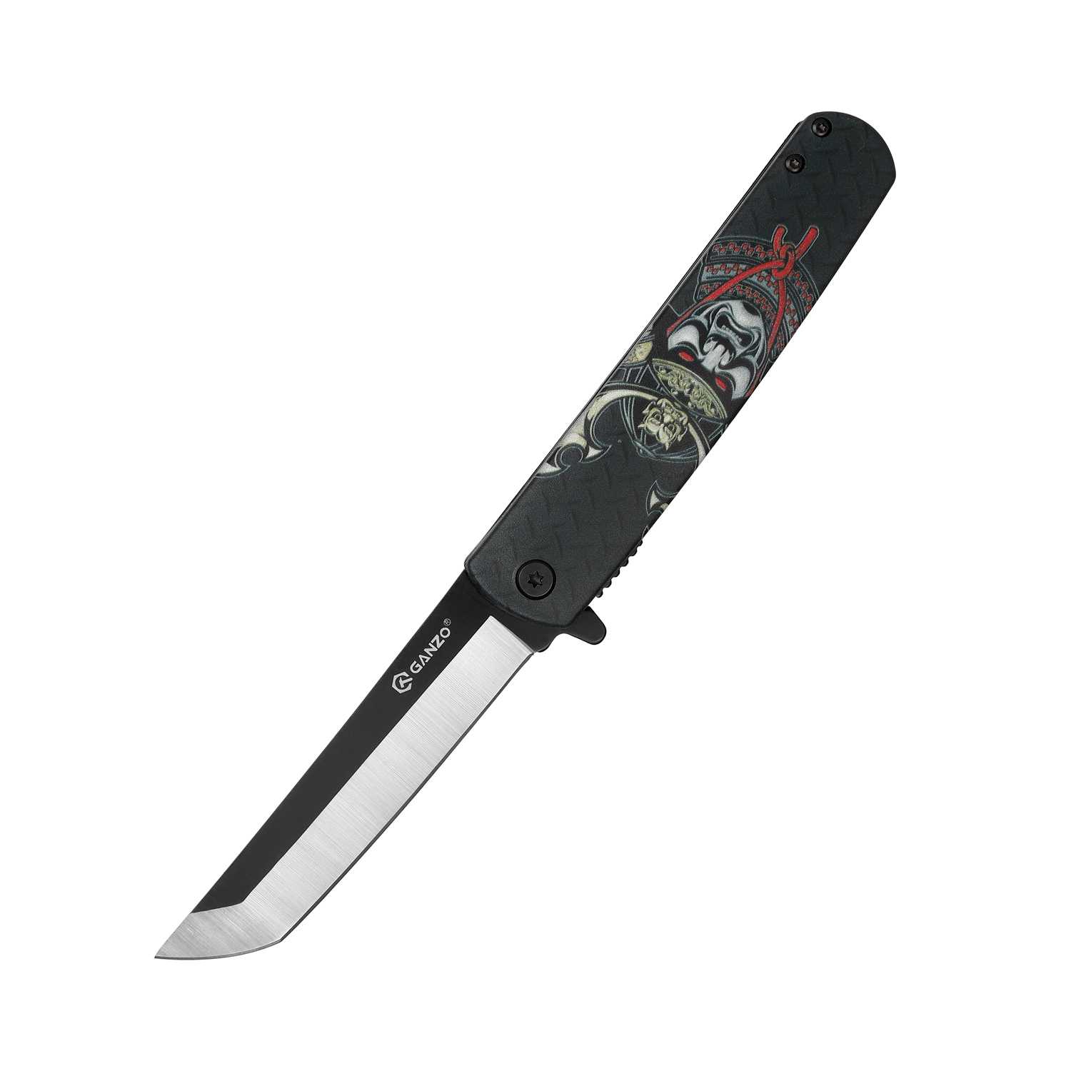 Туристический нож Ganzo G626, черный самурай