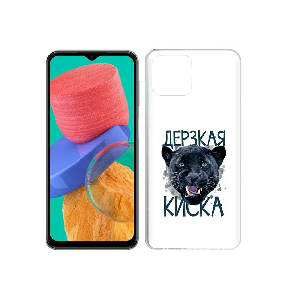 

Чехол MyPads Tocco для Samsung Galaxy M33 дерзкая киска (PT227322.603.319), Прозрачный, Tocco