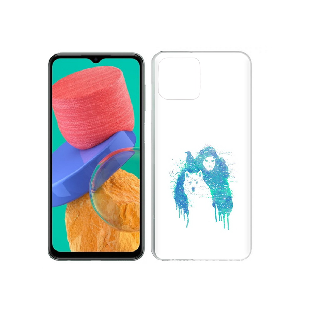 

Чехол MyPads Tocco для Samsung Galaxy M33 джон сноу (PT227322.603.323), Прозрачный, Tocco