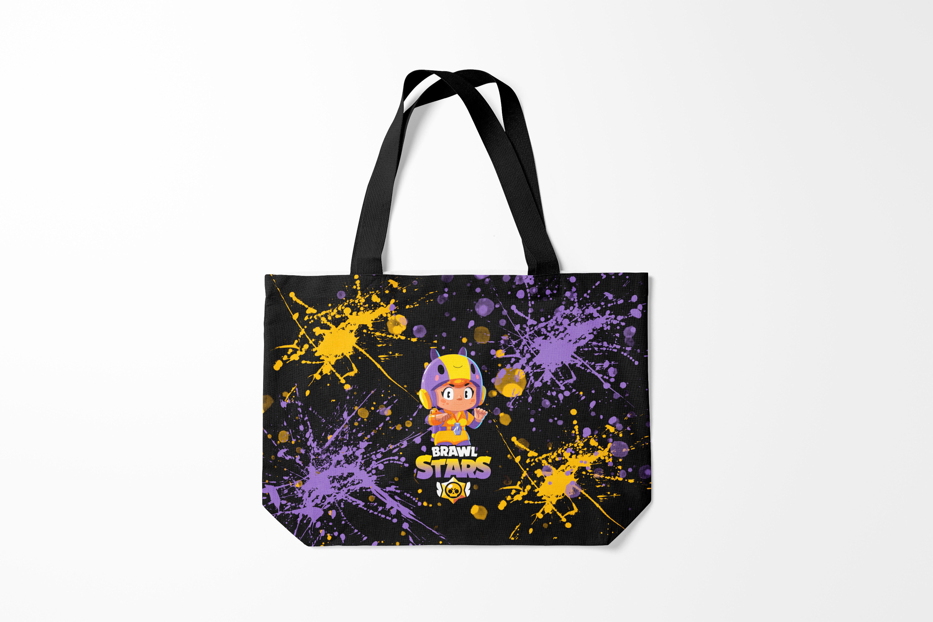 

Сумка шoппер унисекс Burnettie Brawl Stars BEA., черный, Brawl Stars BEA.