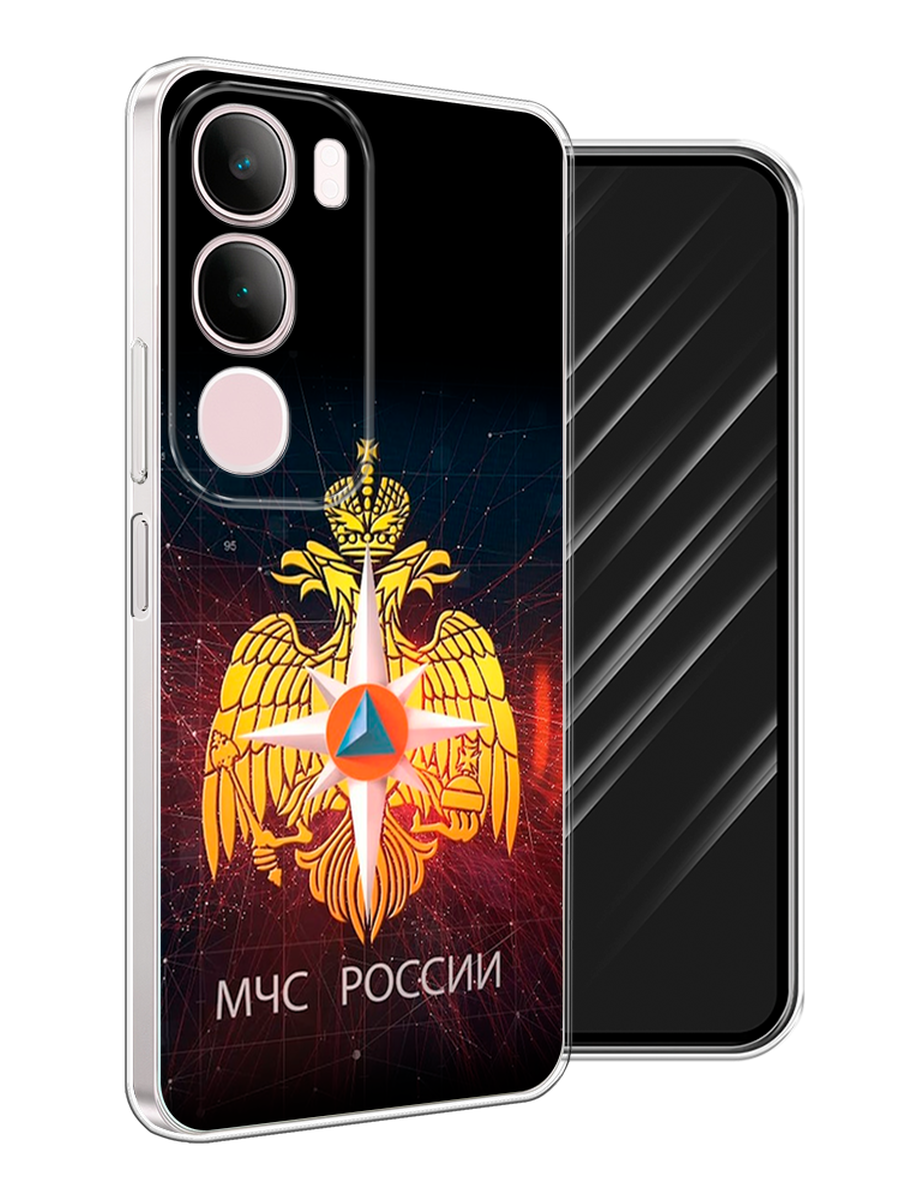 

Чехол Awog на Vivo Y19s "МЧС России", Черный;желтый;красный, 2612350-1