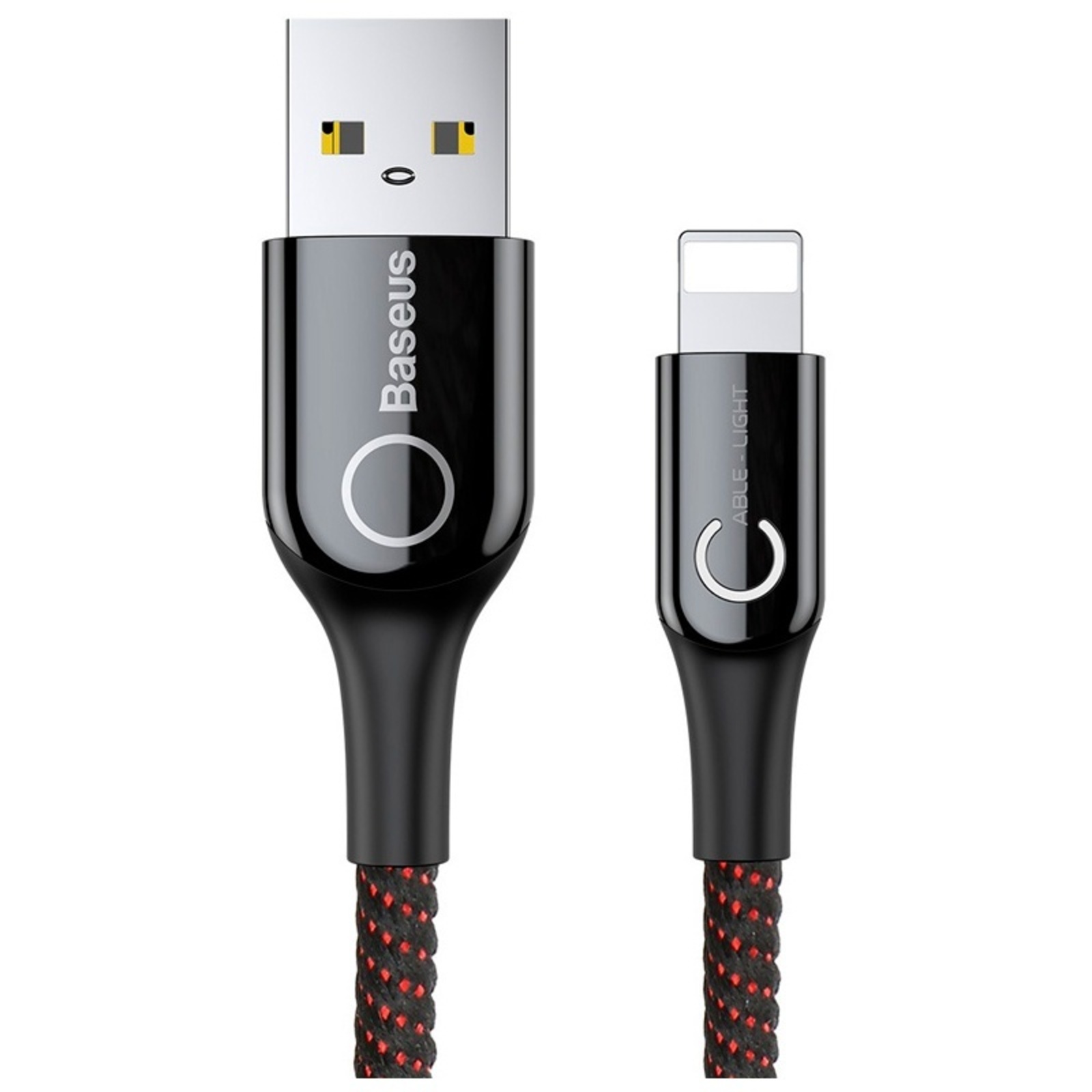 фото Кабель lightning - usb baseus calcd-01 1 м черный, красный