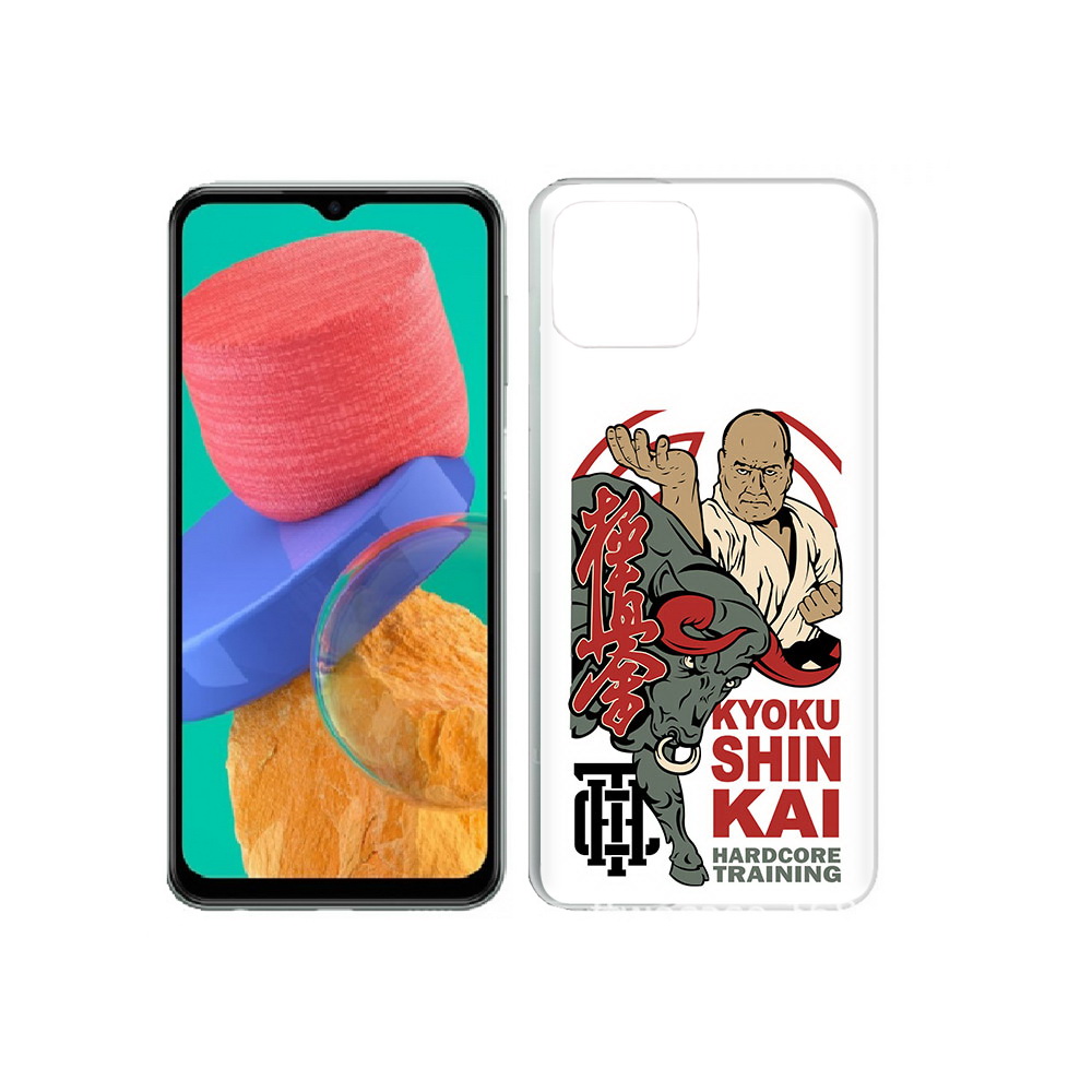 

Чехол MyPads Tocco для Samsung Galaxy M33 единоборства рисунок (PT227322.603.343), Прозрачный, Tocco