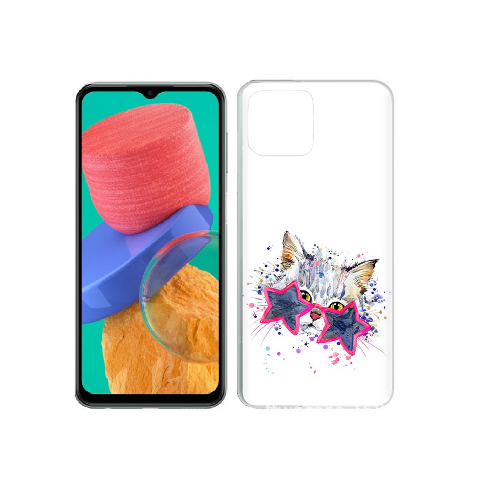 

Чехол MyPads Tocco для Samsung Galaxy M33 звездные очки (PT227322.603.353), Прозрачный, Tocco