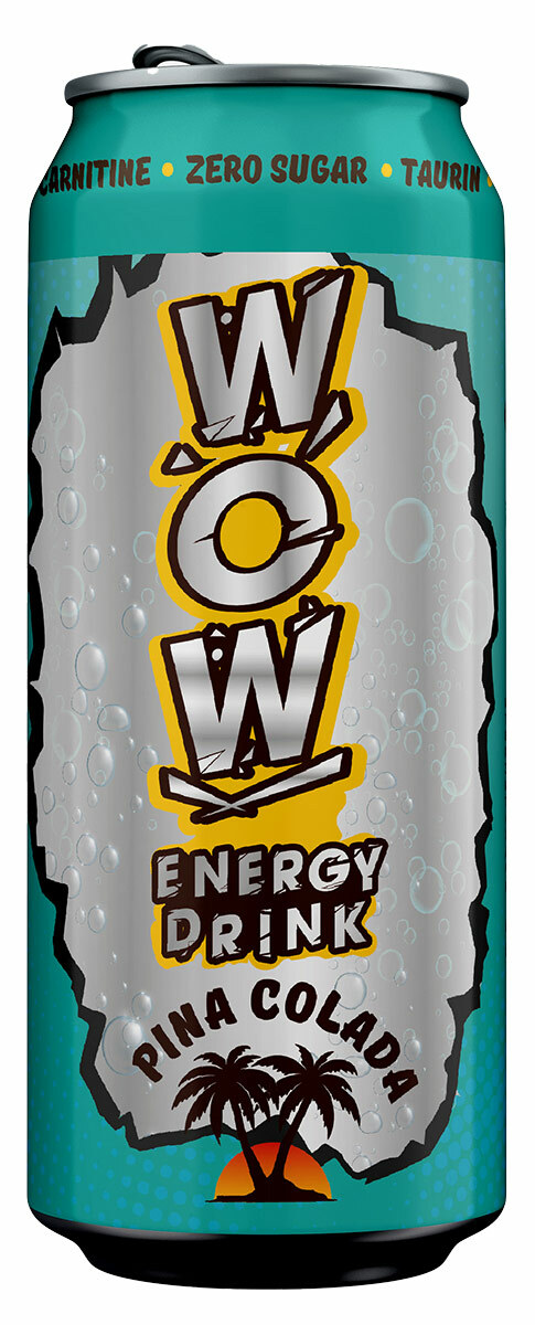 фото Wow energy drink 0,5 л pina colada мини-набор 3 шт.