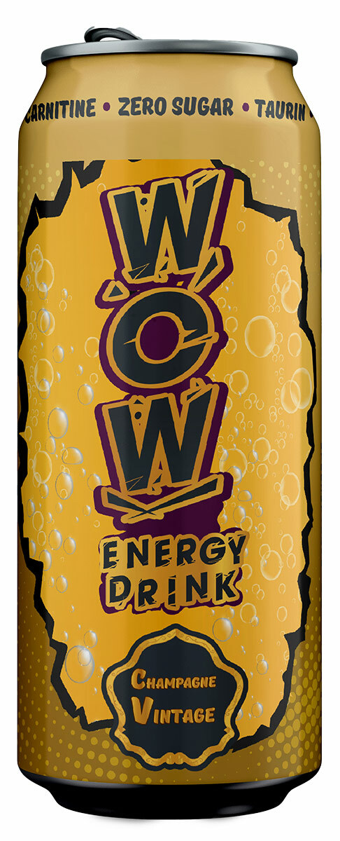 фото Wow energy drink 0,5 л champagne vintage мини-набор 6 шт.