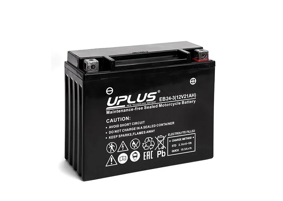 

Аккумулятор автомобильный UPLUS AGM EB24-3 21Ah ОП 350A (YTX24HL-BS), Аккумулятор (АКБ) UPLUS AGM EB24-3 21Ah ОП 350A (YTX24HL-BS)
