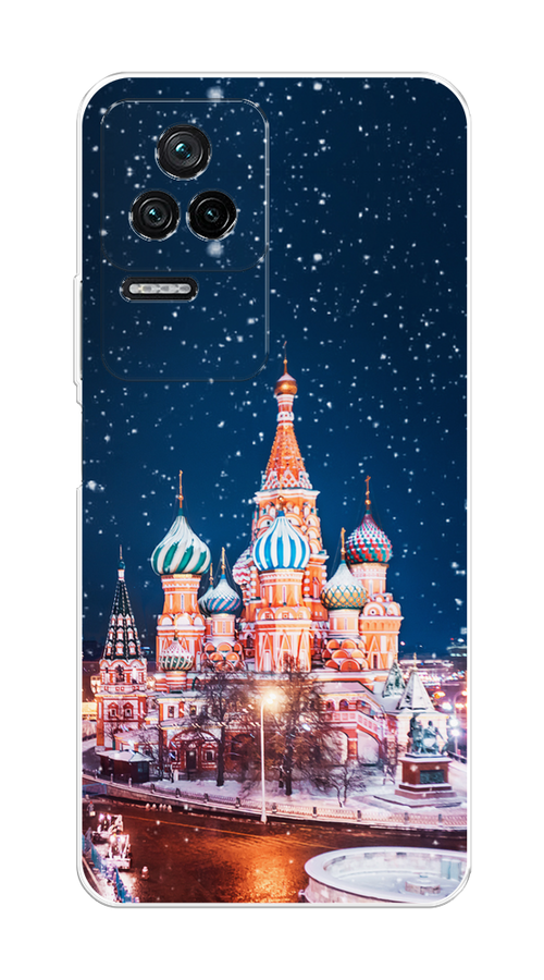 

Чехол на Poco F4/Redmi K40S "Москва 1", Коричневый;синий;белый, 314650-1