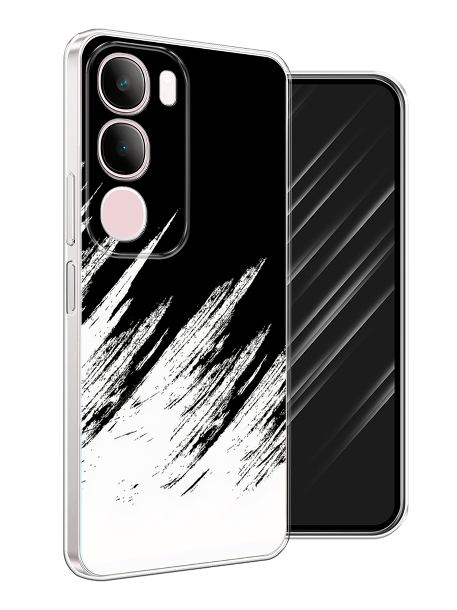 

Чехол Awog на Vivo Y19s "Черно белые брызги", Черный;белый;бежевый, 2612350-1