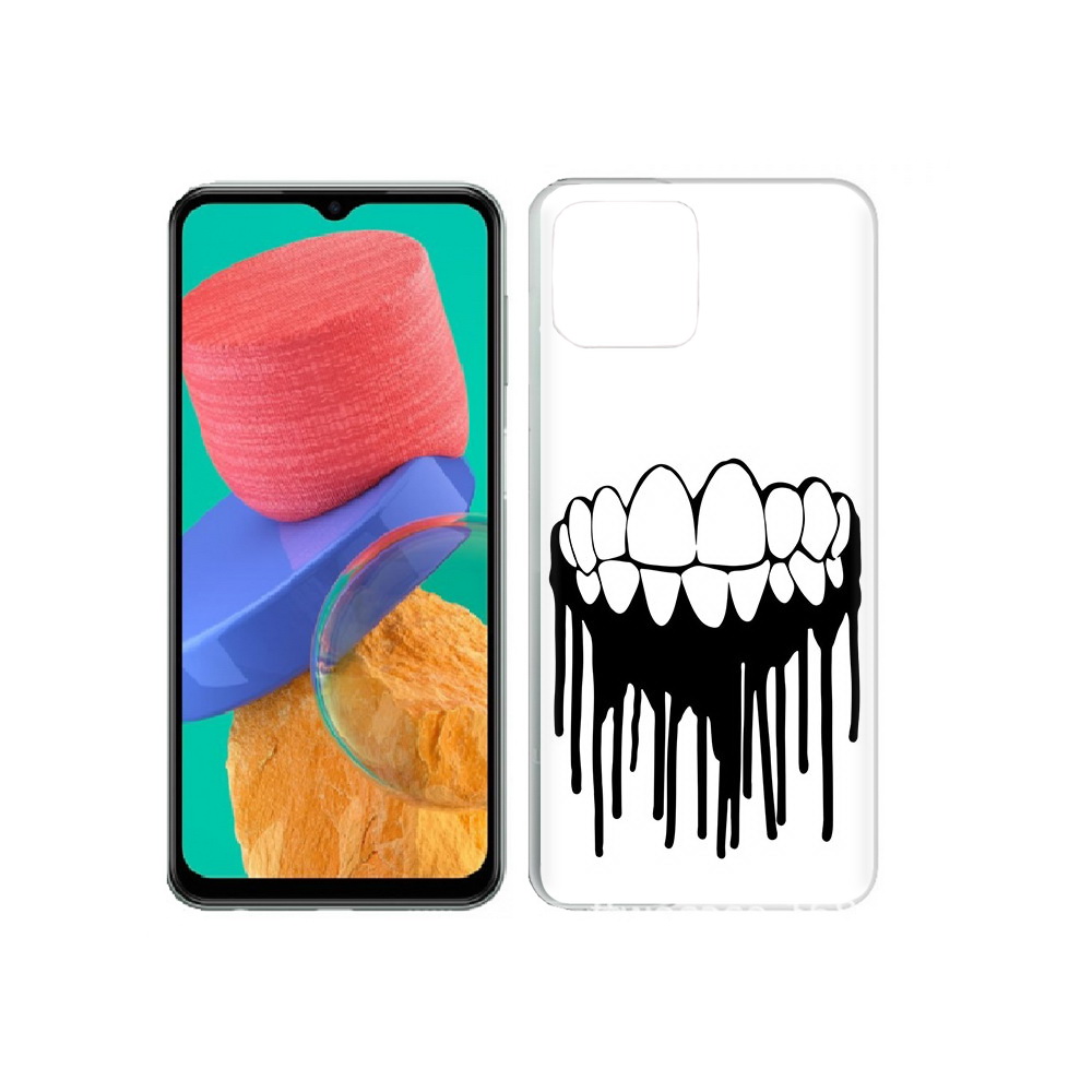 

Чехол MyPads Tocco для Samsung Galaxy M33 зубы (PT227322.603.372), Прозрачный, Tocco