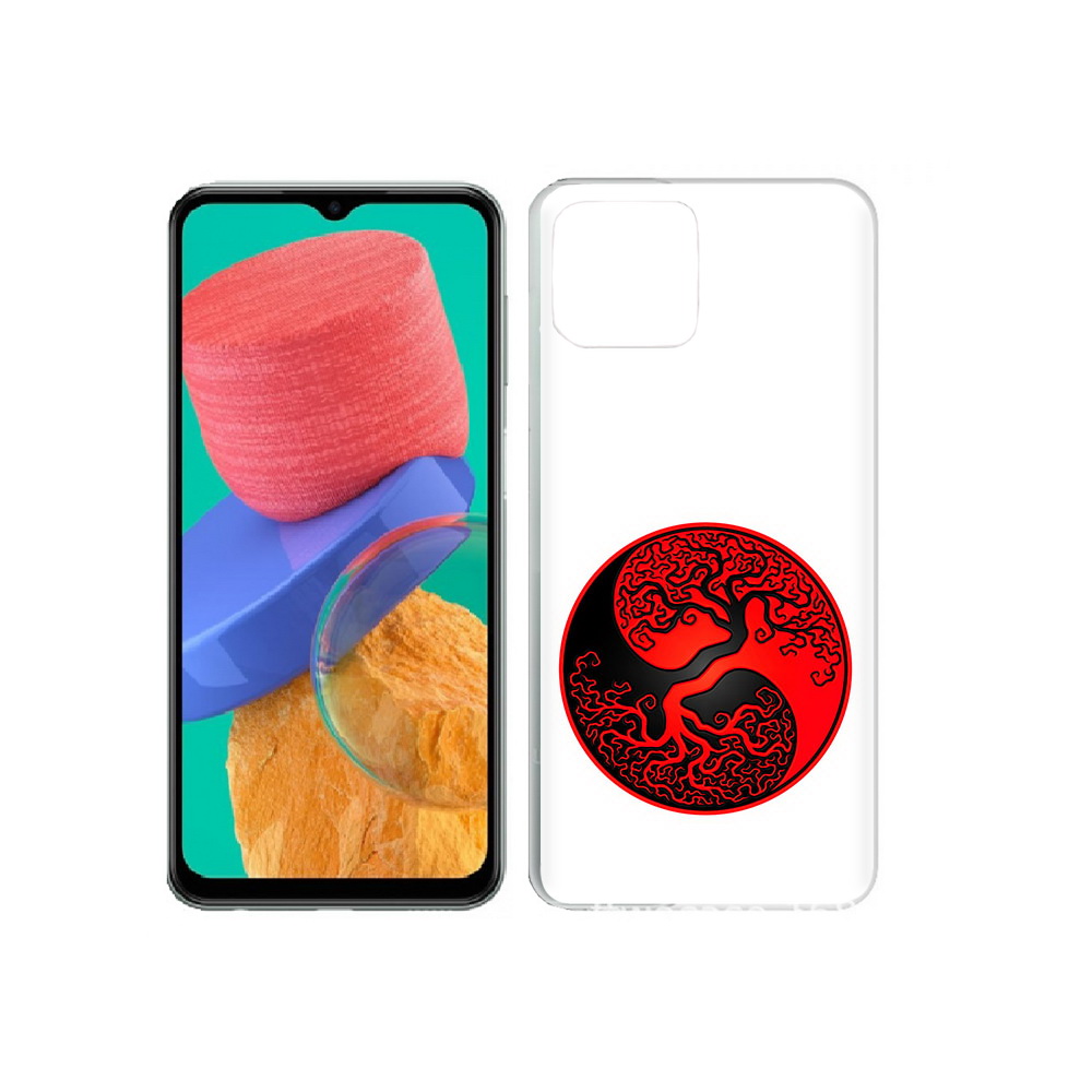 

Чехол MyPads Tocco для Samsung Galaxy M33 инь янь дерево (PT227322.603.379), Прозрачный, Tocco