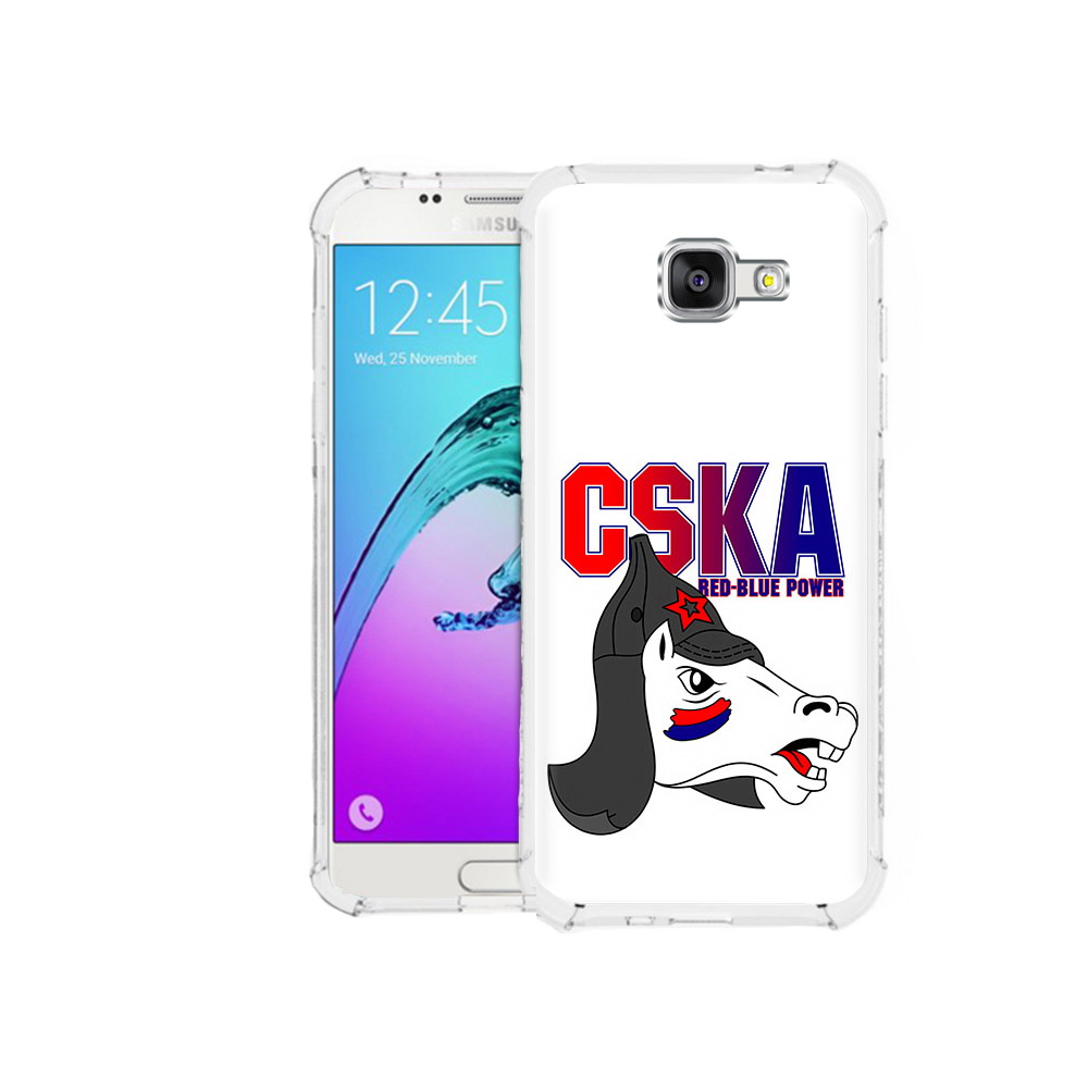

Чехол MyPads Tocco для Samsung Galaxy A5 (2016) ФК ЦСК лошадка россия (PT25252.581.179), Прозрачный, Tocco