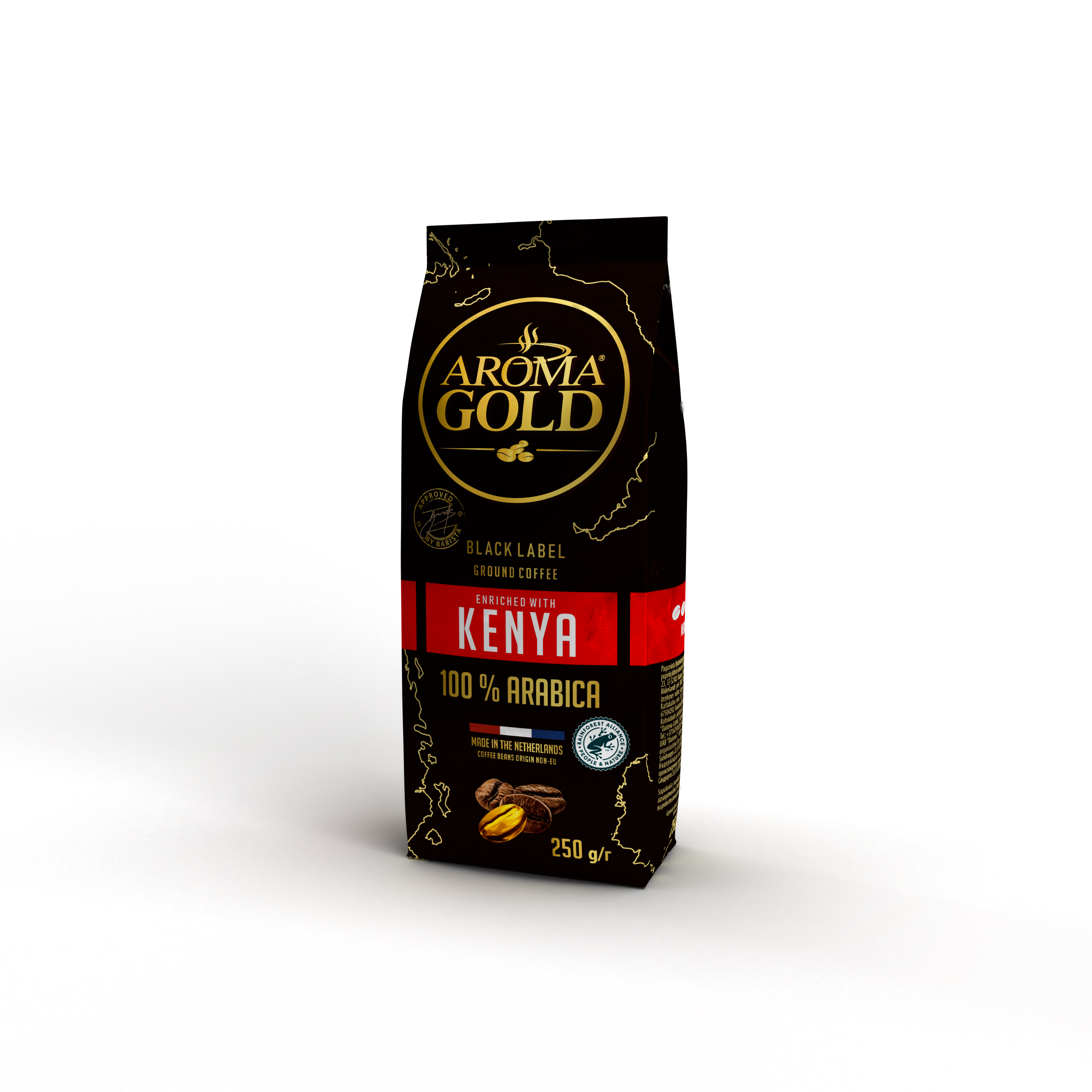 фото Кофе натуральны aroma black label kenya молотый, 250 г
