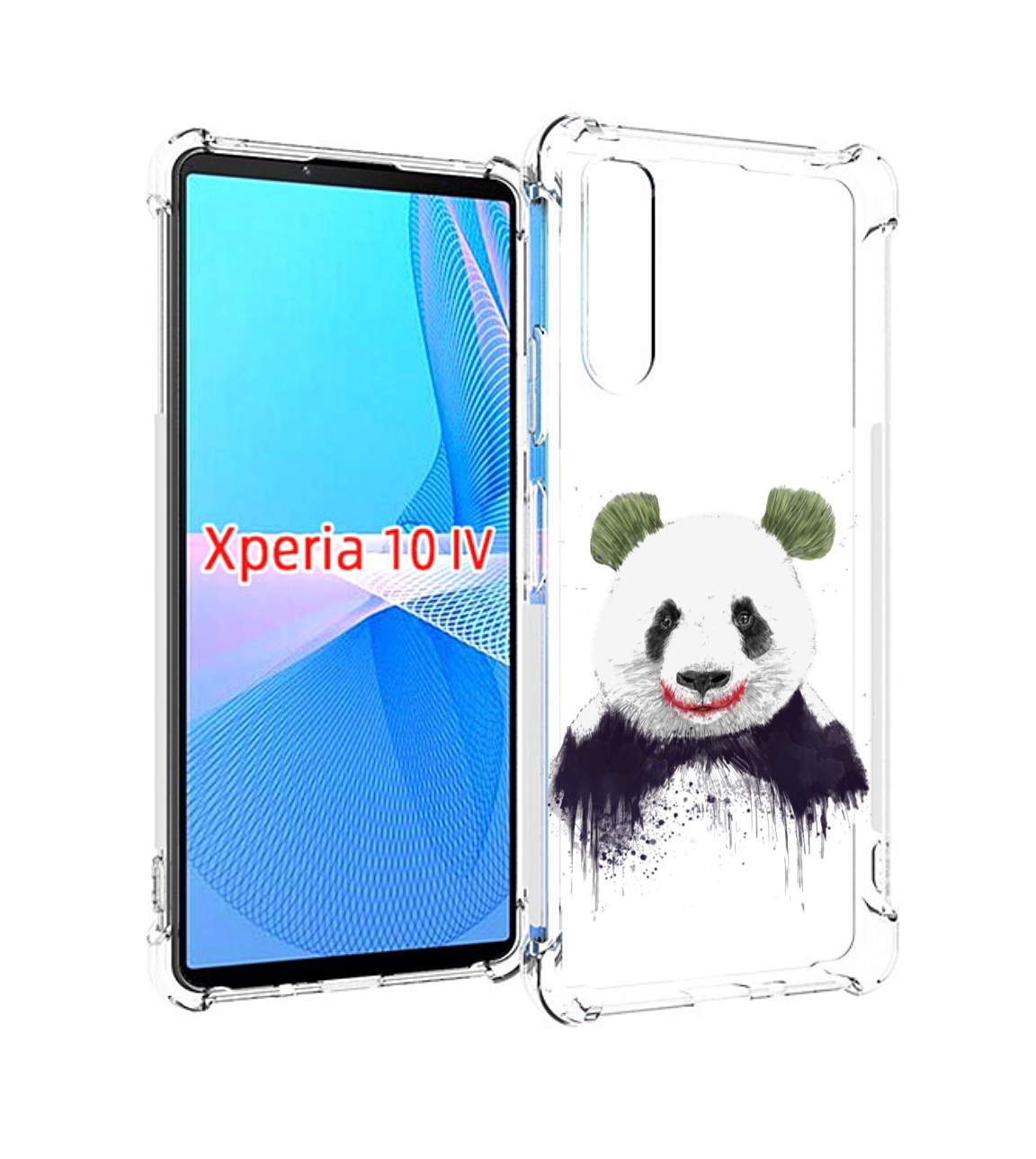 

Чехол MyPads панда джокер для Sony Xperia 10 IV (10-4), Прозрачный, Tocco