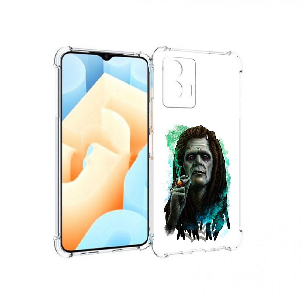 

Чехол MyPads Tocco для Vivo U5 зеленый мужчина с сигаретой (PT226979.416.360), Прозрачный, Tocco