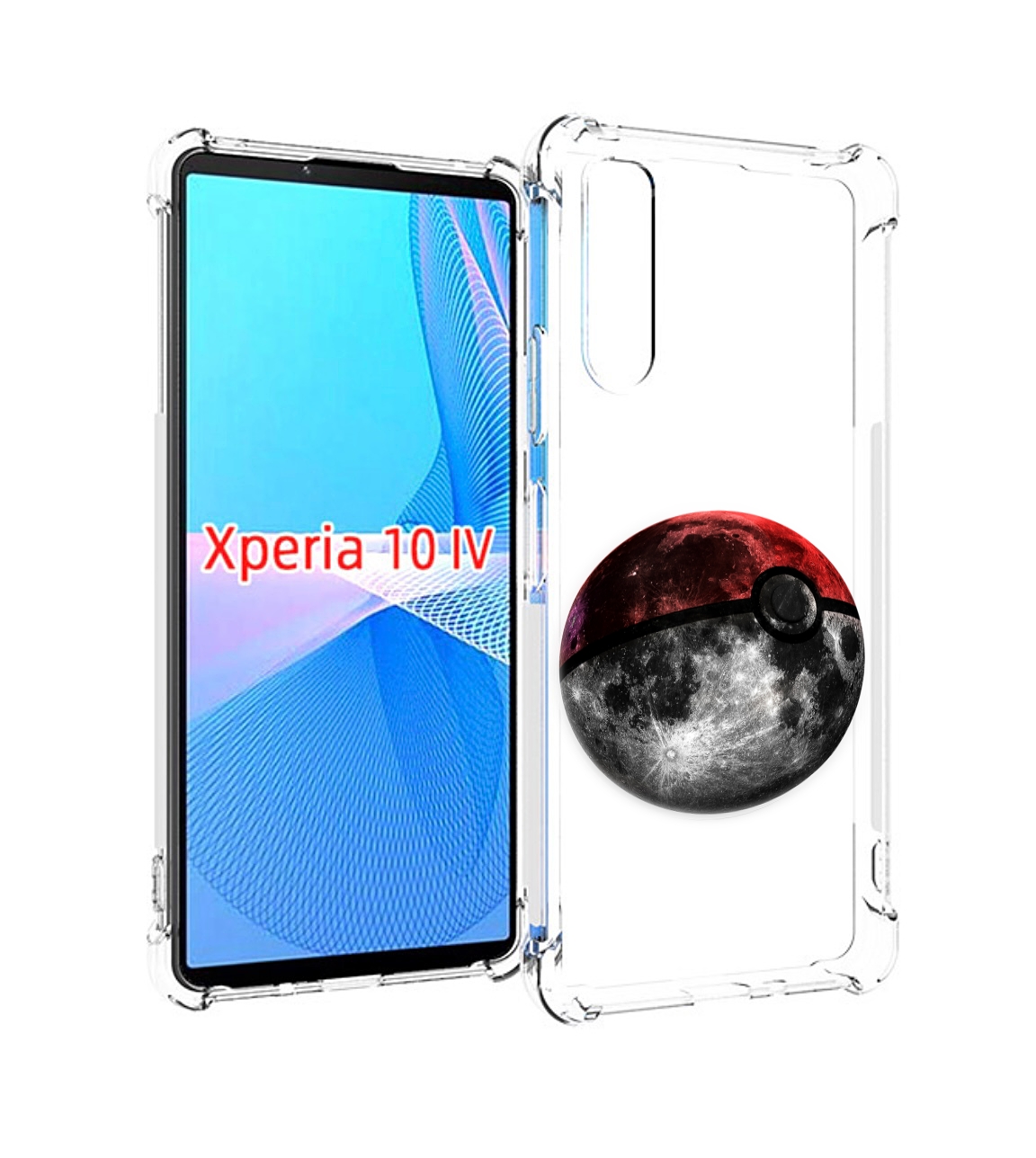 

Чехол MyPads планета покебол для Sony Xperia 10 IV (10-4), Прозрачный, Tocco