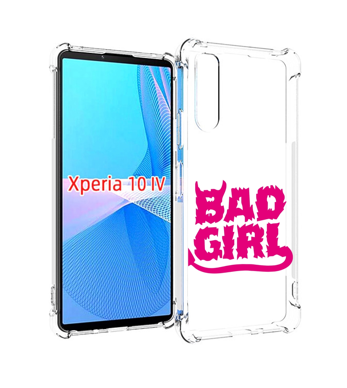 

Чехол MyPads плохая девочка для Sony Xperia 10 IV (10-4), Прозрачный, Tocco