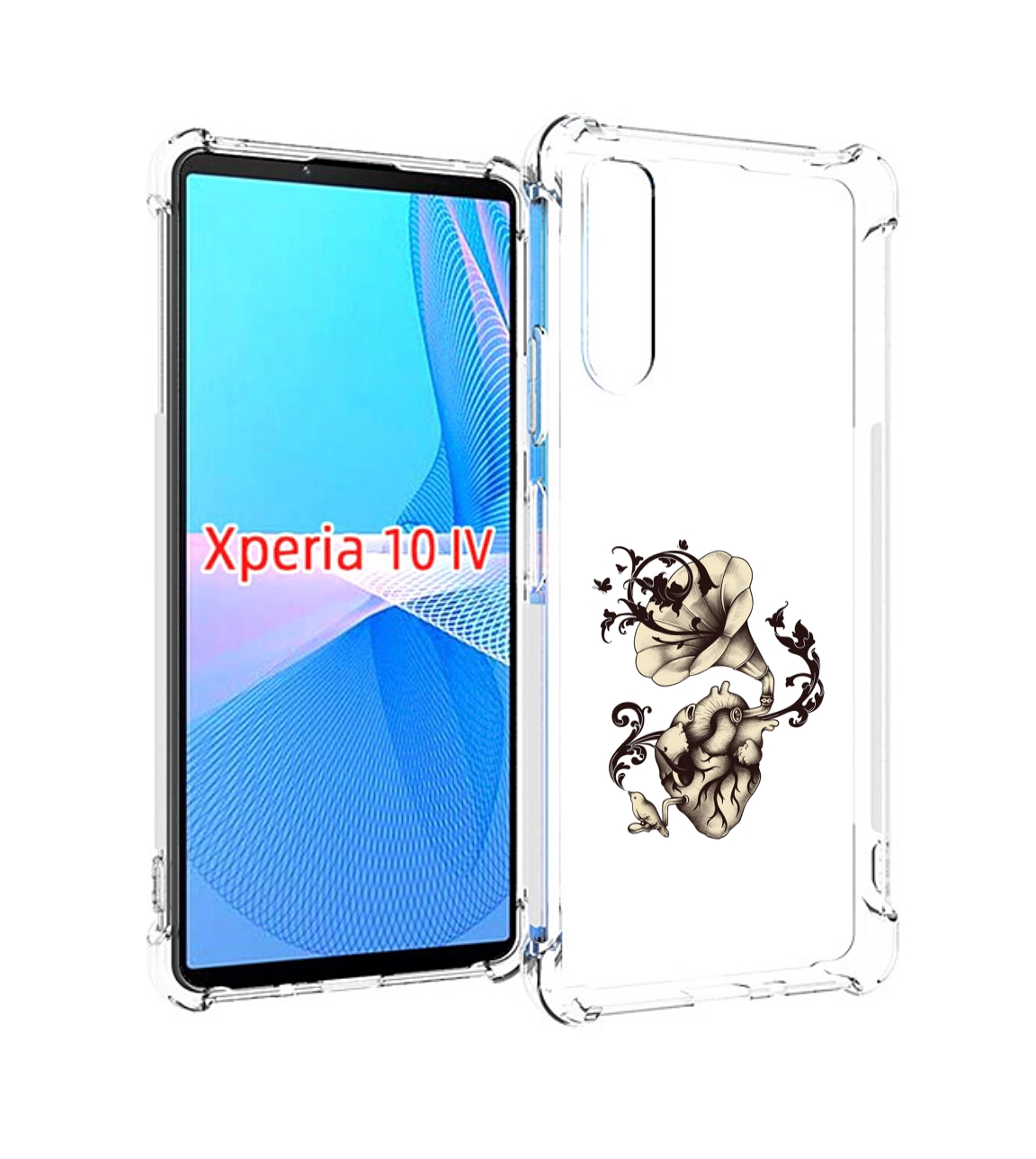 

Чехол MyPads Граммофон для Sony Xperia 10 IV (10-4), Прозрачный, Tocco