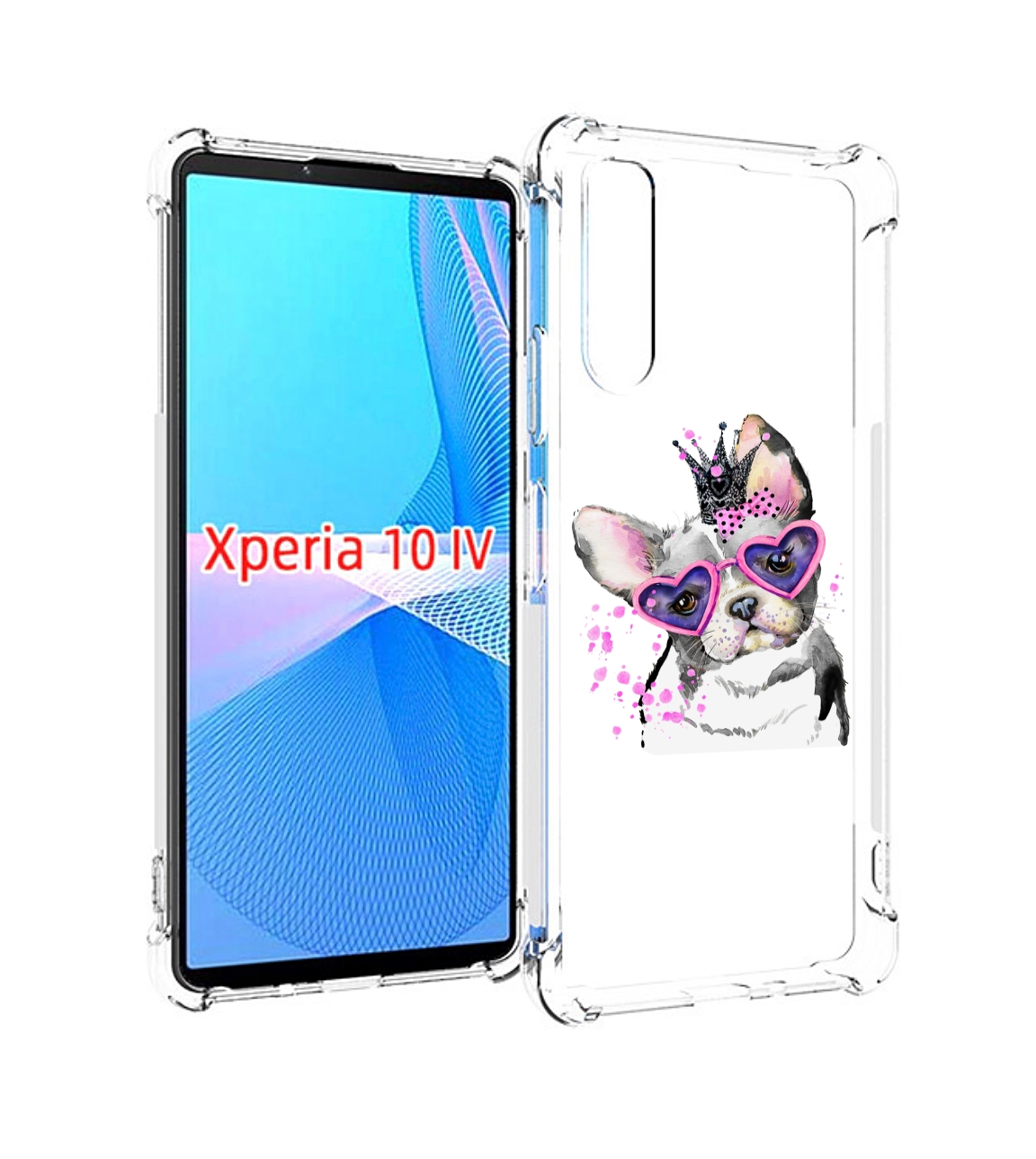 

Чехол MyPads принцесса для Sony Xperia 10 IV (10-4), Прозрачный, Tocco