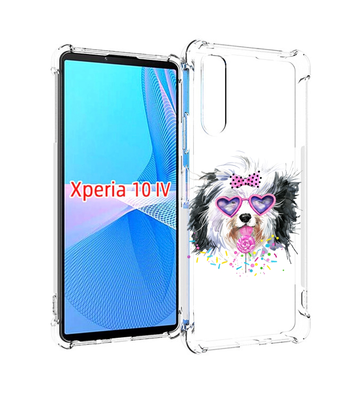 

Чехол MyPads пушистик для Sony Xperia 10 IV (10-4), Прозрачный, Tocco