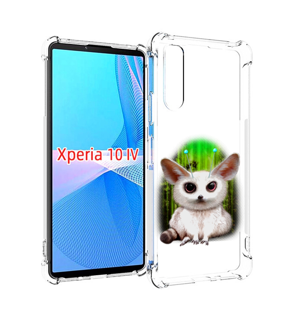 фото Чехол mypads пушистое животное для sony xperia 10 iv (10-4)