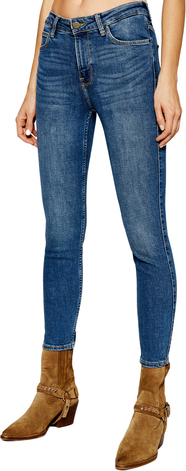 Джинсы женские Women Scarlett High Jeans Lee синие 24/31