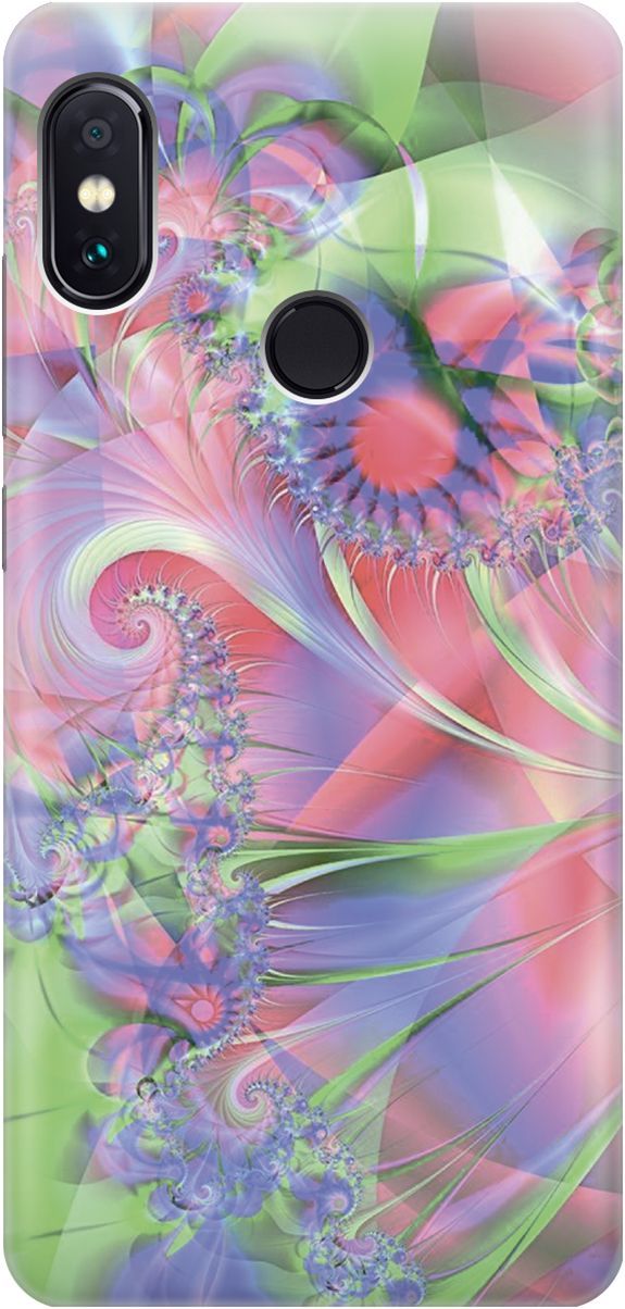 

Чехол на Xiaomi Redmi Note 5 "Красно-зеленая абстракция", Зеленый;красный, 2382
