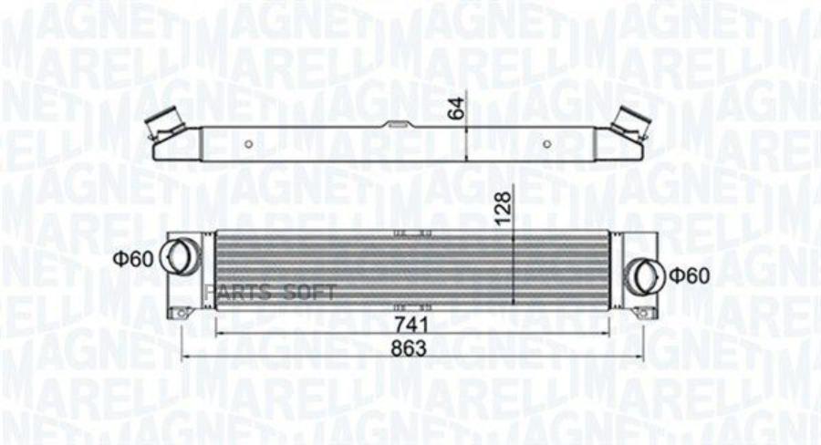 

Интеркулер-, Magneti Marelli 351319204230