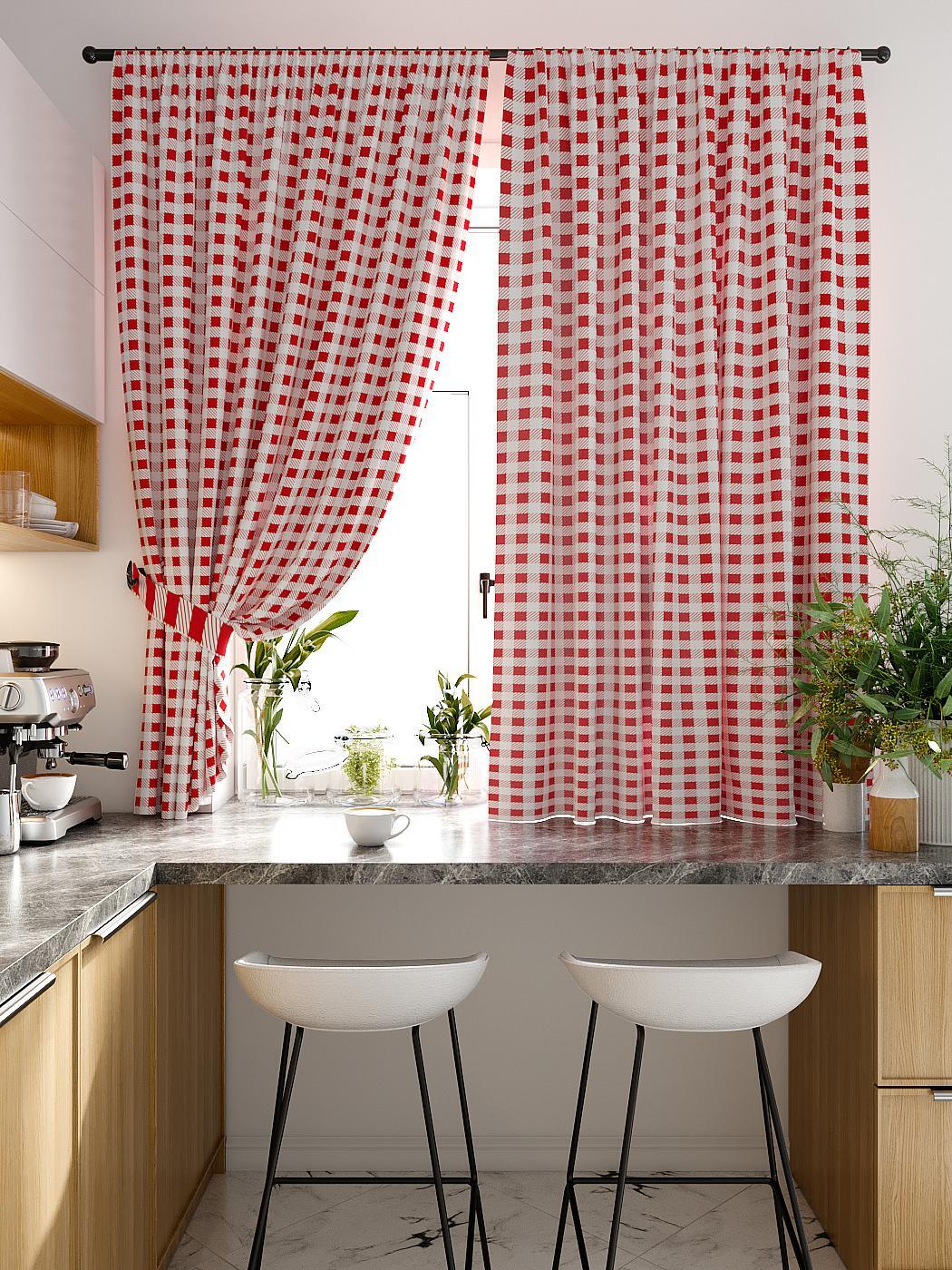 

Комплекты штор AT HOME Каларис высота 180 см, ширина 150 см, Белый, 920364