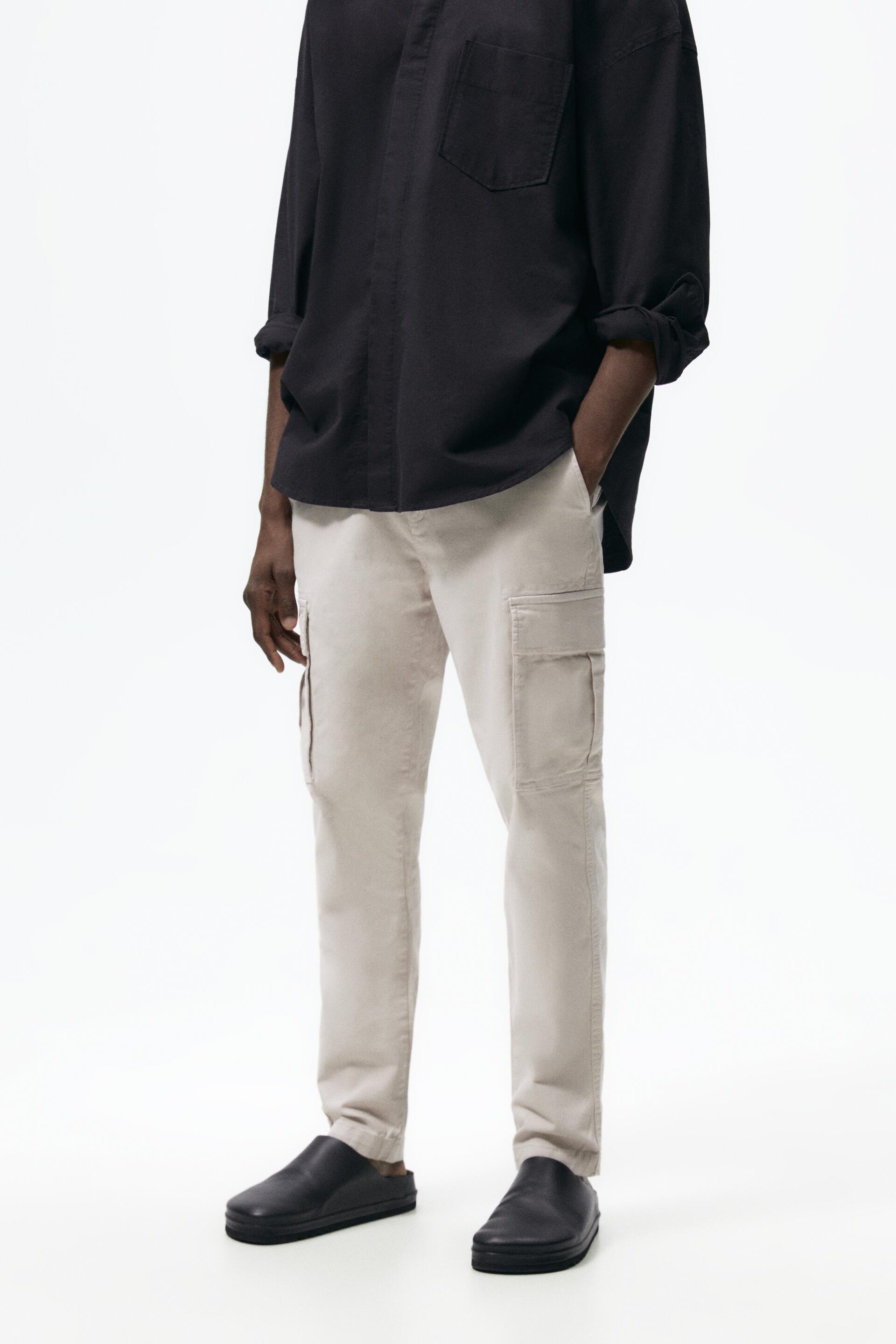 

Брюки мужские ZARA 09252303 белые 40 (доставка из-за рубежа), 09252303