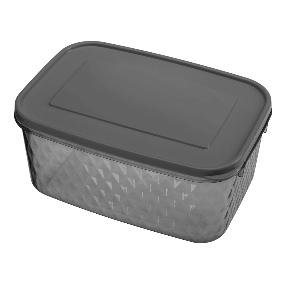 

Контейнер для хранения продуктов Phibo Кристалл черный 1,3 л