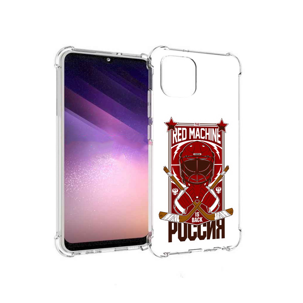 

Чехол MyPads Tocco для Samsung Galaxy A03 хоккей россия (PT226903.537.666), Прозрачный, Tocco