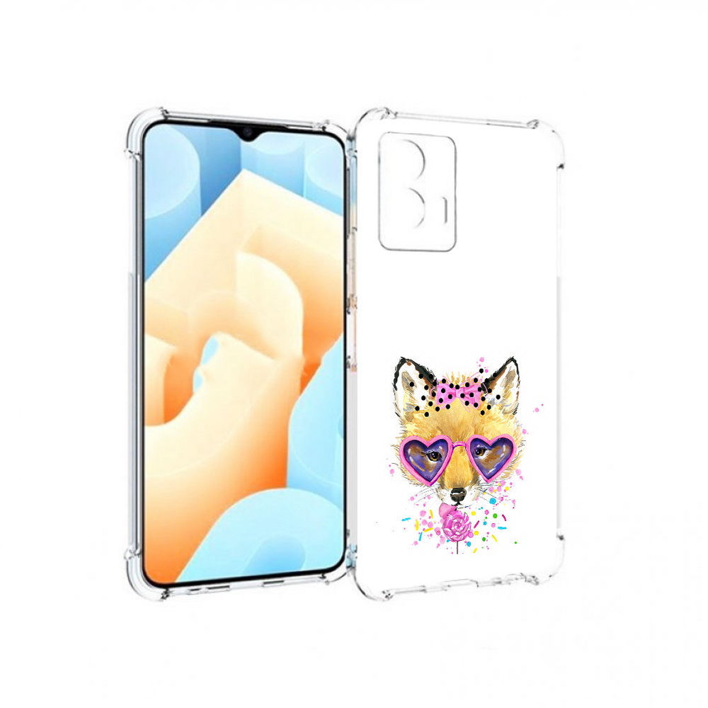 

Чехол MyPads Tocco для Vivo U5 лисенок с бантиком (PT226979.416.441), Прозрачный, Tocco