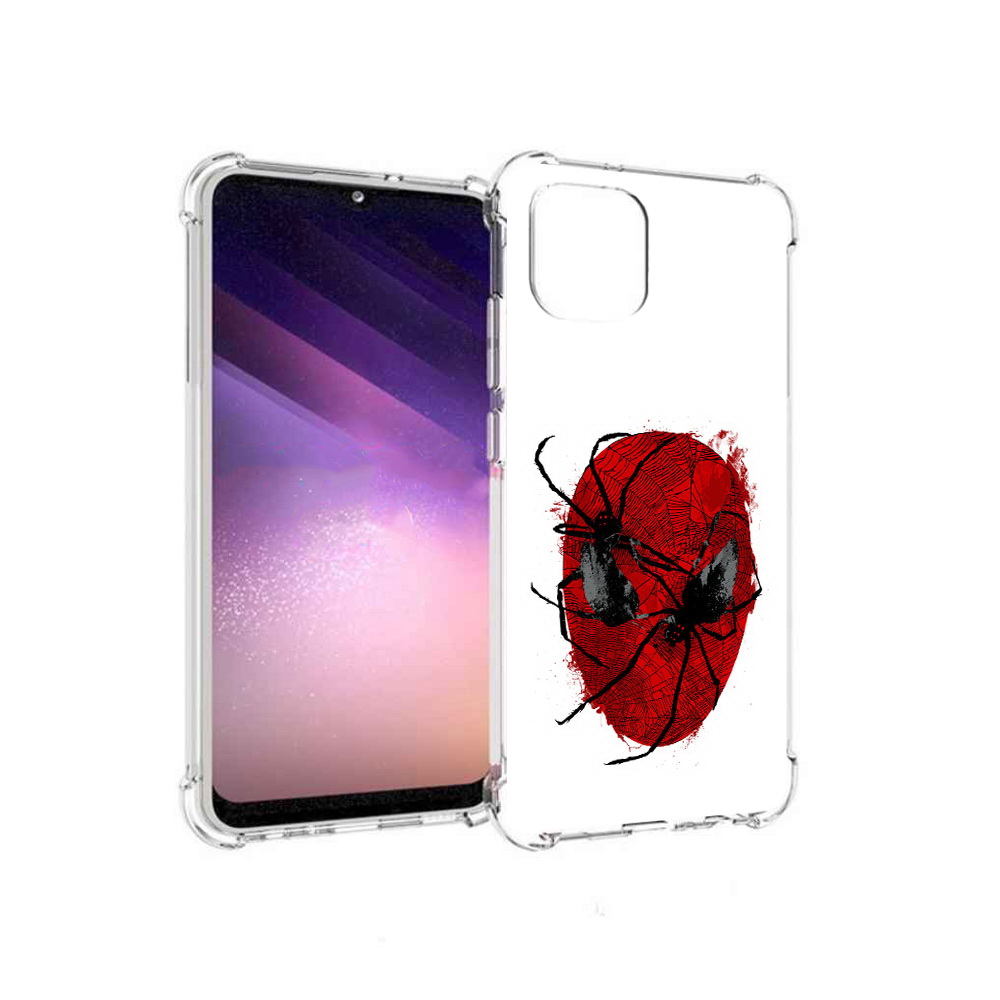 

Чехол MyPads Tocco для Samsung Galaxy A03 человек паук (PT226903.537.673), Прозрачный, Tocco